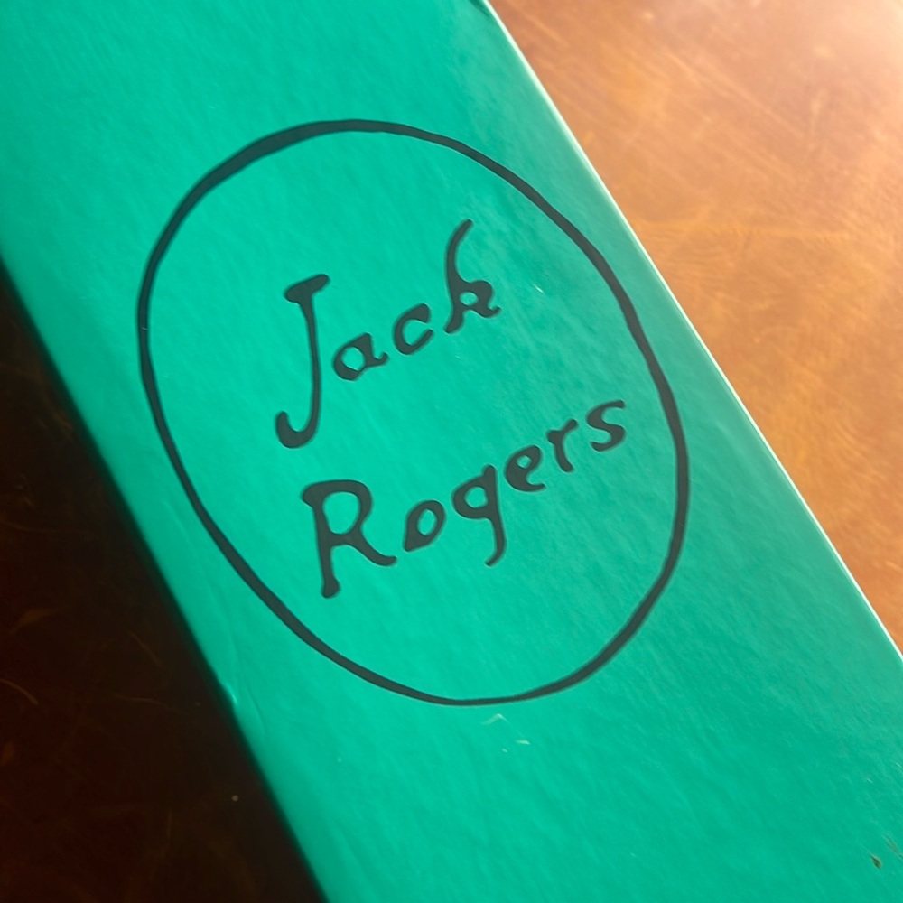 JACK ROGERS Silver Flat Sandal